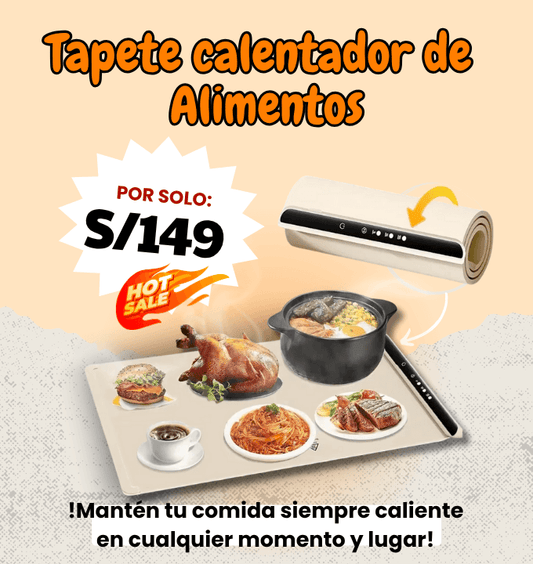 Tapete calentador de Alimentos