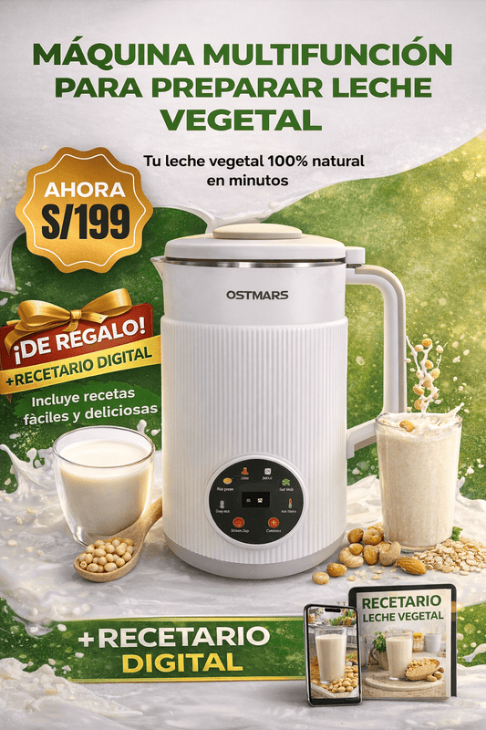 Maquina Multifunción para preparar Leche Vegetal