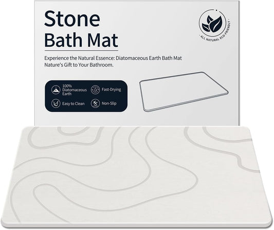 Tapete de Baño de Piedra Absorbente